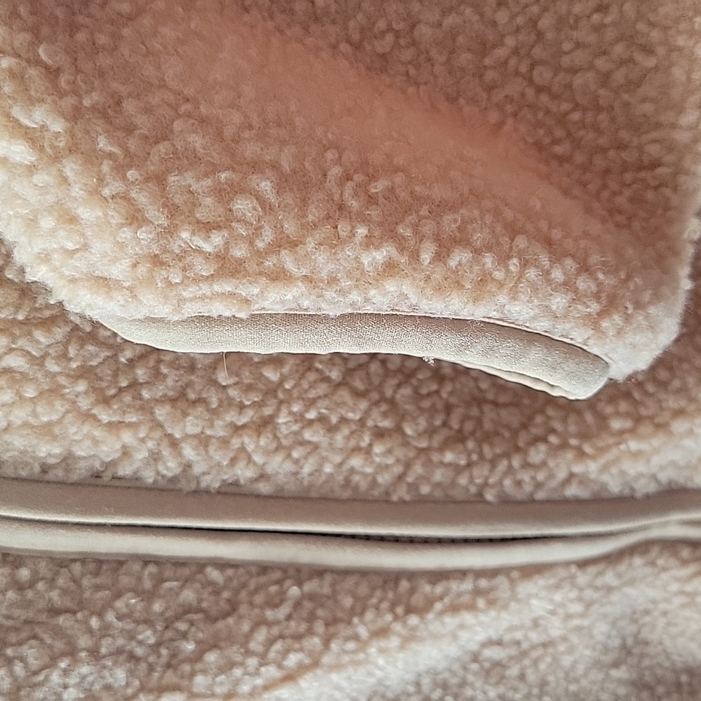 All In Motion Sherpa Teddy Jacket Large Tan - Picture 4 of 9